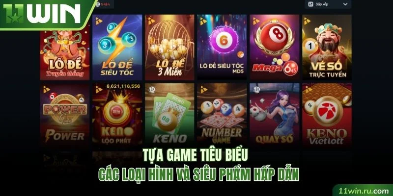 3 loại hình cùng một số game tiêu biểu nhất 