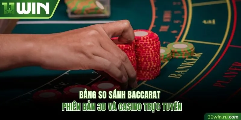Bảng so sánh giữa game 3D và phiên bản livestream từ Casino