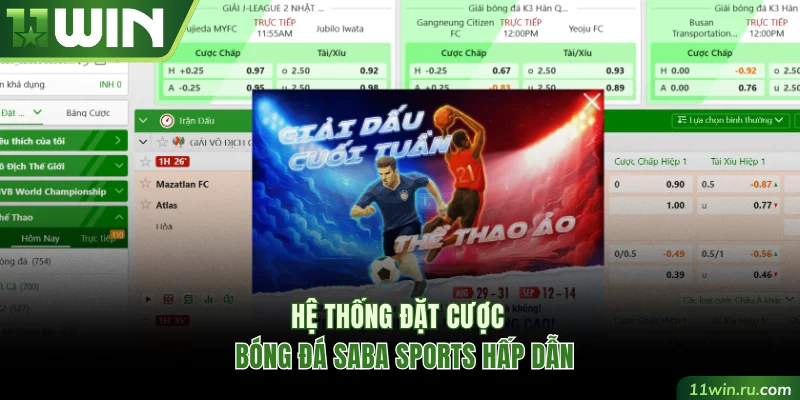 Hệ thống đặt cược bóng đá Saba Sports